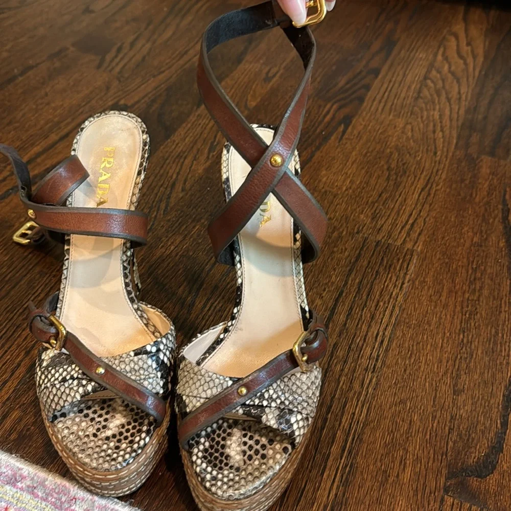Prada Python Heels - Picture 2 of 8